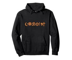 Coexistir armonía de Religiones y Religiones Sudadera con Capucha