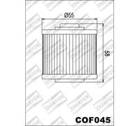 COF045 Filtro De Aceite CHAMPION Yamaha XT550 J,K 550 1982 > 1983