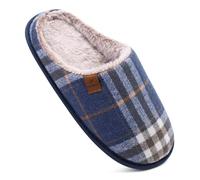 COFACE Zapatillas Casa Mujer Invierno Caliente Peluche Comodas Memory Foam Slippers Interior Exterior Antideslizante Goma Suela Talla 40