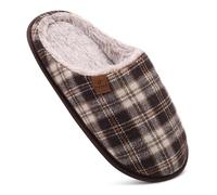 COFACE Zapatillas Casa Mujer Invierno Caliente Peluche Comodas Memory Foam Slippers Interior Exterior Antideslizante Goma Suela Talla 42