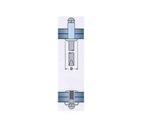 Cofan 07234816BL Remache de Apertura en Flor, Blanco, 4.8 x 16 mm