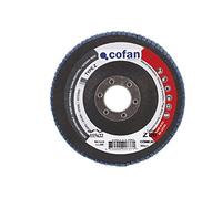 Cofan 100712560 - Disco laminado curvo (Acero, 125 mm)