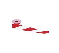 Cofan Cinta de balizamiento 11000309 – Rojo y blanco, 80 mm x 200 m