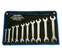 Cofan 09601052 - Pack de 10 llaves fijas doble boca (6-7 mm)