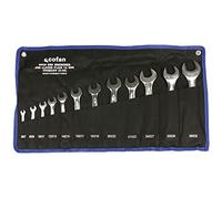 Cofan 09601053 - Pack de 12 llaves fijas doble boca