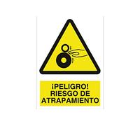 Cofan A21PL148105 - Señal de seguridad"¡Peligro! Riesgo De Atrapamiento"