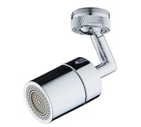 Cofan Aireador de Grifo con Extensión Giratoria Universal 720º Antisalpicaduras | Para Grifos de Cocina o Baño| Métrica 24 y Diámetro 2,7 cm