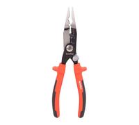 Cofan Alicates Multifunción 8" 200 mm, Alicates Aislados 1000 V, Crimpadora, Pelacables, Cortacables, Acero Cromo Vanadio