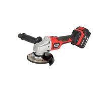 Cofan Amoladora a batería sin escobillas | Velocidad variable: 2500-10000 rpm | Interruptor de seguridad | Mango 3 posiciones | Maletín, Batería y Accesorios incluidos