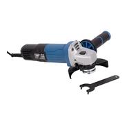 Cofan Amoladora angular con cable 750 W Ø115 mm 11000 rpm, Mango antivibración, protector para discos, interruptor de seguridad, engranajes reforzados y llave para cambio de disco, Ligera, potente y s