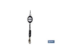 Cofan Anticaidas Retractil con Absorbedor de Energia - Cable 7 M - 140 Kg - Uso Horizontal