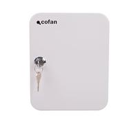 Cofan Armario para Llaves con Cerradura, Caja Fuerte de Seguridad de Acero, Incluye 2 Llaves y Kit de fijación, Instalación a la Pared, Adecuado para 40 Llaves