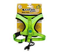 Cofan Arnés para perros Iluminado y reflectante con luz LED Talla S/M (35 x 32-50)