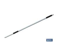 COFAN - Barra de metal para cepillo lavacoches con enchufe rápido grande