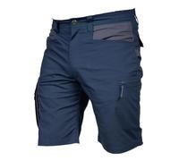 Cofan Bermudas de Trabajo elásticas Tyr 65% poliéster, 32% algodón, 3% Elastano, Talla 38, Ligeras, Color Azul Marino y Negro (FR/ES, Números, 52, 54, Regular, Regular, 1, Azul)