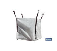 Cofan Big Bag Escombros Blanco 85x85x90 Cm 1000kg