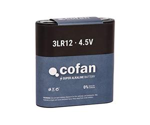 Cofan Blister de 1 Pila alkalina Plus | 3LR12/4,5V| Pilas alcalinas Multiuso de Uso Cotidiano