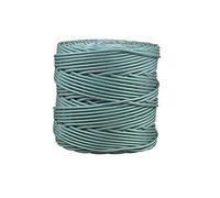 Cofan Bobina de cordón trenzado de polipropileno | Diámetro de 5 mm | Longitud de 200 metros en color blanco / verde