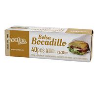Cofan Bolsas para Bocadillos/Sándwiches | Fabricadas en papel Kraft |Mantiene frescos tus alimentos