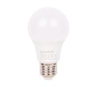 Cofan Bombilla LED classic E27 4,9 W 6500 K 470 lúmenes, Luz neutra 6500 K, Ahorro de energía, Apertura del haz de luz 180°
