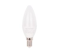 Cofan Bombilla LED vela con rosca fina E14, potencia 6,5 W y 806 lúmenes. Luz fría 6500 K, Ahorro de energía, Apertura del haz de luz 240°