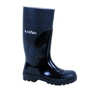 Cofan Bota de Agua Alta de Seguridad S-5 Fabricada en PVC Color Negro