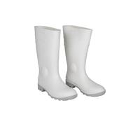 Cofan Bota de Agua blanca Alta de Seguridad S-4, Puntera de Acero PVC-Nitrilo