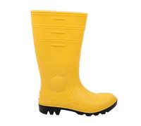 Cofan Bota de Agua| Seguridad S5 | Color Amarillo | Fabricada en PVC | Puntera y Plantilla de Acero