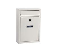 Cofan Buzón de Correo | para Exterior | Colores Blanco, Negro y Verde | Medidas 320 x 215 x 85 mm