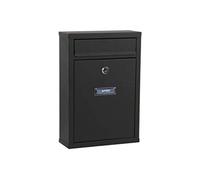 Cofan Buzón de Correo | para Exterior | Colores Blanco, Negro y Verde | Medidas 320 x 215 x 85 mm