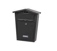 Cofan Buzón de correo | Para exterior | Colores blanco, negro y verde | Medidas 360 x 290 x 105 mm