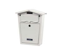 Cofan Buzón de Correo | para Exterior | Colores Blanco, Negro y Verde | Medidas 360 x 290 x 105 mm