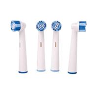 Cofan Cabezales de Recambio para Cepillo de Dientes Eléctrico, Pack de 4 Cabezales con Protector, Cerdas de Nylon de Dureza Media, Compatibles con Cepillo Eléctrico Cofan