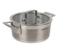 Cofan Cacerola de acero inoxidable | Tapa incluida | Diferentes Medidas y Capacidades | Compatible con todo tipo de cocinas (2,5 L)