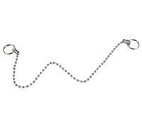 Cofan Cadena con Dos Anillas | Para Fijar el Tapón | Fabricada en Acero Inoxidable