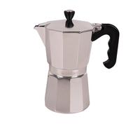 Cofan Cafetera italiana inducción | Capacidad: 6, 9 o 12 tazas | Material: aluminio | Apta para todo tipo de fuegos | Mango y tirador de nylon (1, 9 Tazas)