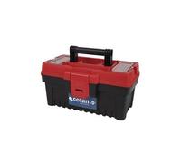 Cofan Caja de herramientas semiprofesional con organizadores, bandejas y separadores | Cierres de ABS | Cinco Medidas (360 x 195 x 186 mm)