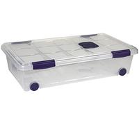 Cofan Caja de ordenación con ruedas gama Ricordi | 30 Litros | Fabricados en polipropileno | 73 x 41 x 18 cm