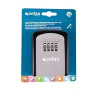 Cofan Caja de Seguridad para Llaves | Combinación de 4 virolas modificable | Caja de Seguridad para Pared