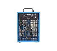 Cofan Calefactor industrial 5000 W | 3 niveles de potencia | Termostato ajustable | Función ventilador |Enchufe tipo trifásico (5 pines) | Adecuado para uso industrial
