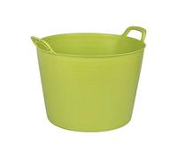 Cofan Capazo | Modelo Albahaca | Capacidad 42 L | Amarillo Verdoso | Pack de 6