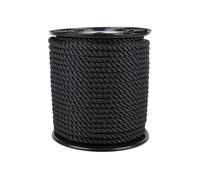 Cofan Carrete de cabo de amarre 16 mm 100 m Negro