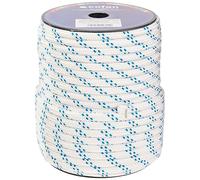 Cofan Carrete de cuerda trenzada de polipropileno | Medidas desde Ø 6 mm hasta Ø 20 mm | Rollos de 25, 50, 100 y 200 metros | Color blanco/azul