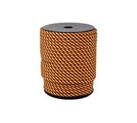 Cofan Carrete de cuerda trenzada helicoidal | Medidas desde Ø 6 mm hasta Ø 16mm | Rollos de 50, 100 y 200 metros | Color amarillo/rojo