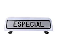 Cofan Cartel avisador acompañamiento vehículo especial | Resina | Señal V21 homologada | Soportes magnéticos | Medidas: 72 x 22 x 21 cm