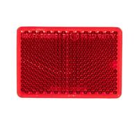 Cofan Catadióptrico rectangular homologado con adhesivo para parte trasera – Rojo 56 x 39 mm