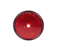 Cofan Catadióptrico Redondo sin Tornillos para Fijar en vehículos | Color Rojo (colocación en Parte Trasera del vehículo) | Producto homologado | Ø60 mm | Tornillo no Incluido (Rojo, Ø60 mm)