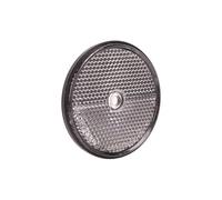 Cofan Catadióptrico Redondo sin Tornillos para Fijar en vehículos | Color Rojo (colocación en Parte Trasera del vehículo) | Producto homologado | Ø60 mm | Tornillo no Incluido (Blanco, Ø60 mm)