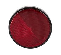 Cofan Catadióptricos Redondos con Tornillo para Fijar en Vehículos | Blanco (Parte Delantera del vehículo), Rojo (Parte Trasera) y ámbar (Parte Lateral)| Producto homologado | 80 mm (Rojo, 80 mm)