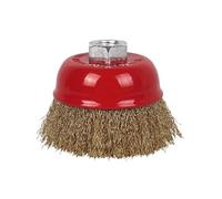 COFAN Cepillo Alambre Copa Ondulado M14 Acero Latonado - CEPILLO COPA ONDULADO M14 Ã˜125 A.LATONADO 0.3mm